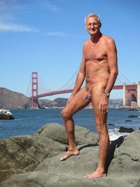 Day before FOLSOM STREET FAIR I got naked at Golden Gate !
