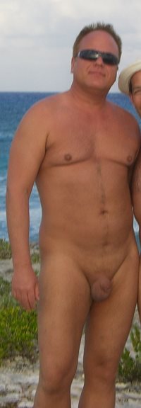 Nude beach in Cozumel