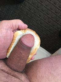 Eating hot cock