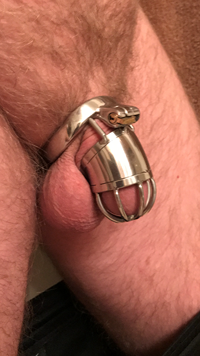New chastity cage for my cock!