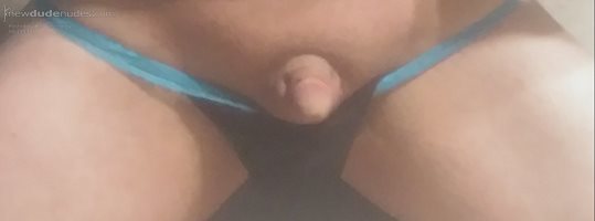 My small dick in panties.