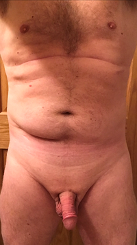 Requested pic of my “old man” body. Not as trim as I used to be!