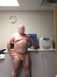 Taken at my supervisor’s desk before she got to work. She got there after t...