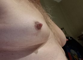 Maybe my dick can't stand up and beg for attention... but my nipples can.
