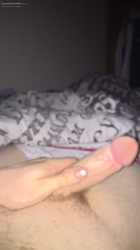 Love stroking my cock...feels so much better in someone's mouth though...x