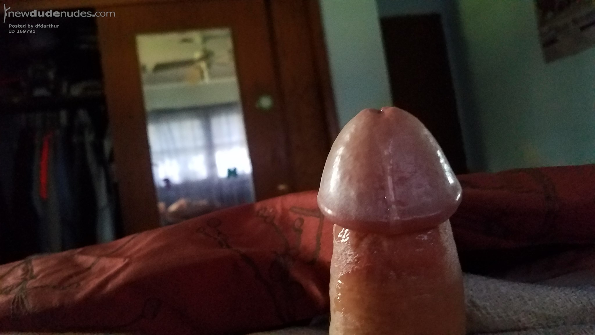 Hard and leaking....