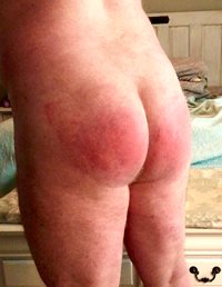 The wife carried through with the spanking! Of course it was after she foun...