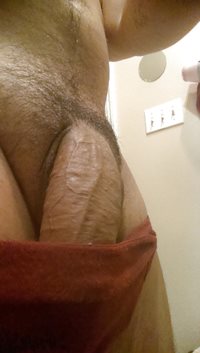 Uncut flaccid ready to pop out are u ready