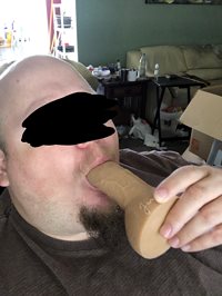 Practicing sucking cock so I am ready for my first one
