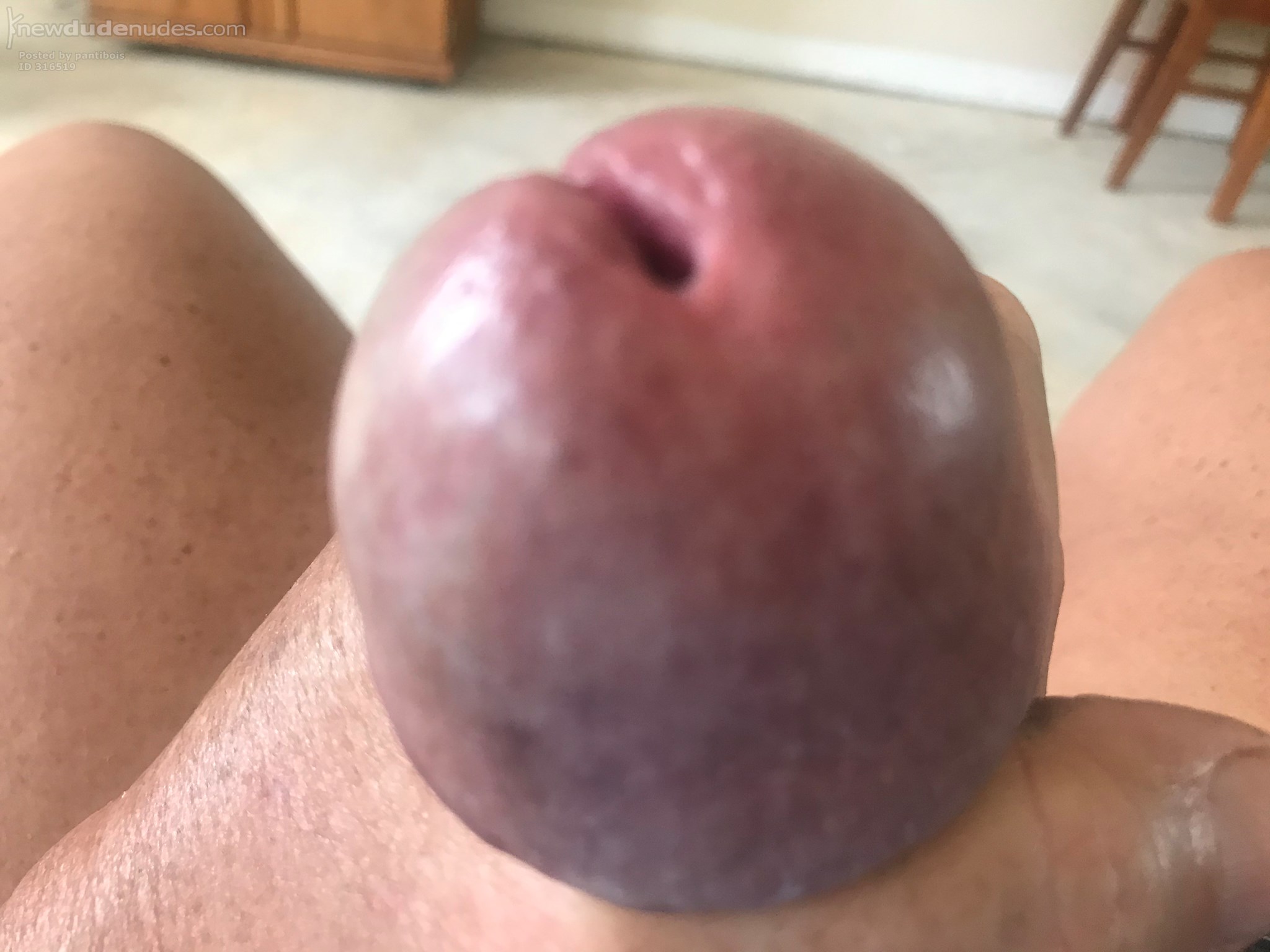 Be careful, some time he spurt a good load