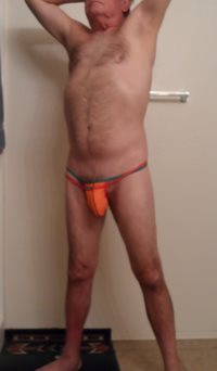 My orange thong