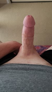 Freshly shaved and horny. Thinking about sucking cock and getting fucked al...