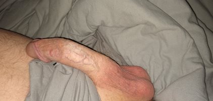 Lazy President's Day morning. Woke up with my cock and hanging out. Just mi...