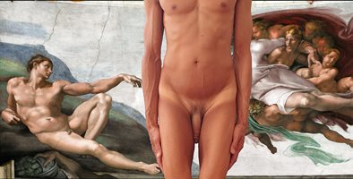 Photoshop series:   The creation of man