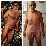 Photo of Me Aging  This is how my body aged over 25 years. Please don't lau...