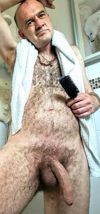 So who would like to give my pubes a brush. Any volunteers? 😊😉