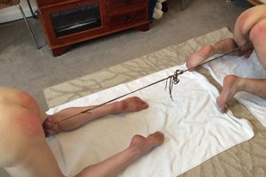 Tug of war with spanking as an encouragement! Please let me know if you lik...