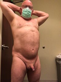 Naked in the Bathroom at Work