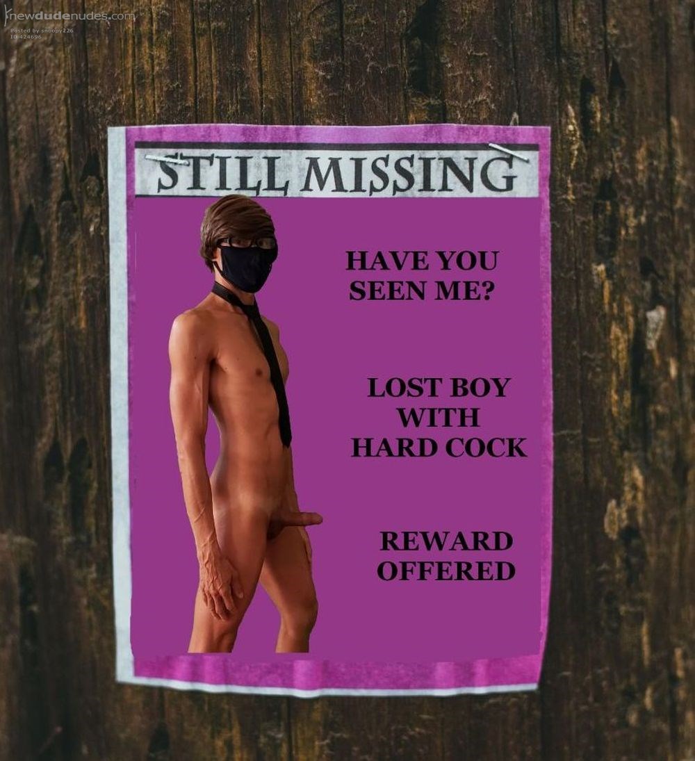 Reward for finding me.