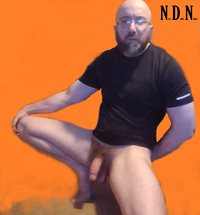 EddieJaxx horny and posing half nude