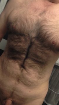 Furry chest…
