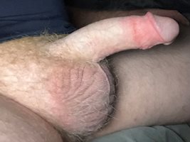 My long cut pink cock getting horny