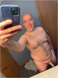 George Nude Mirror Selfie