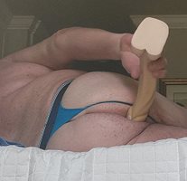 fucked with a 12 inch dildo 