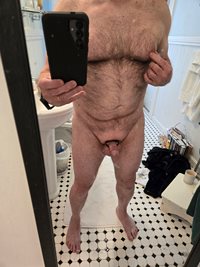 I love playing with my ripples as I show off my cock and bear body.