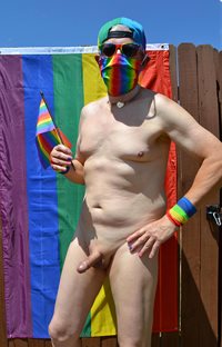 Celebrating Gay Pride Month In The Backyard