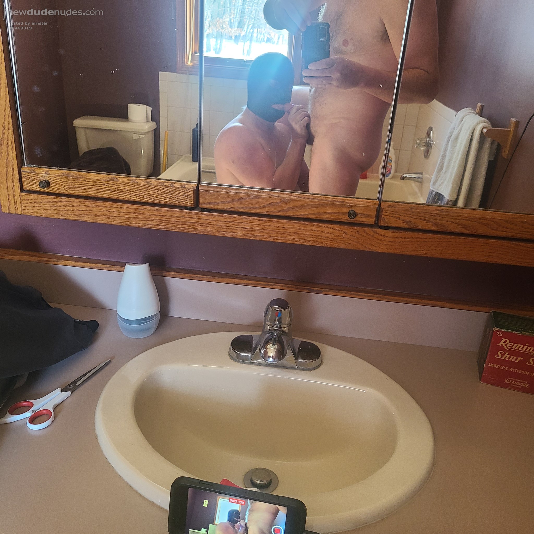 Working on Mike's cock