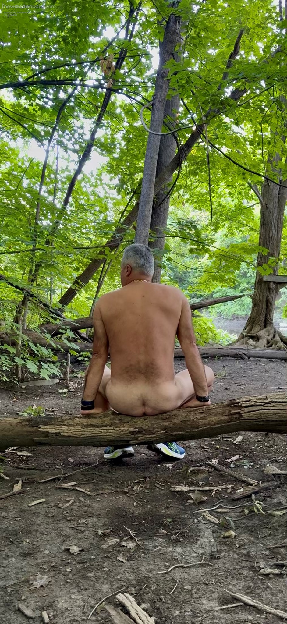 Love being naked outdoors. Especially along this creek.