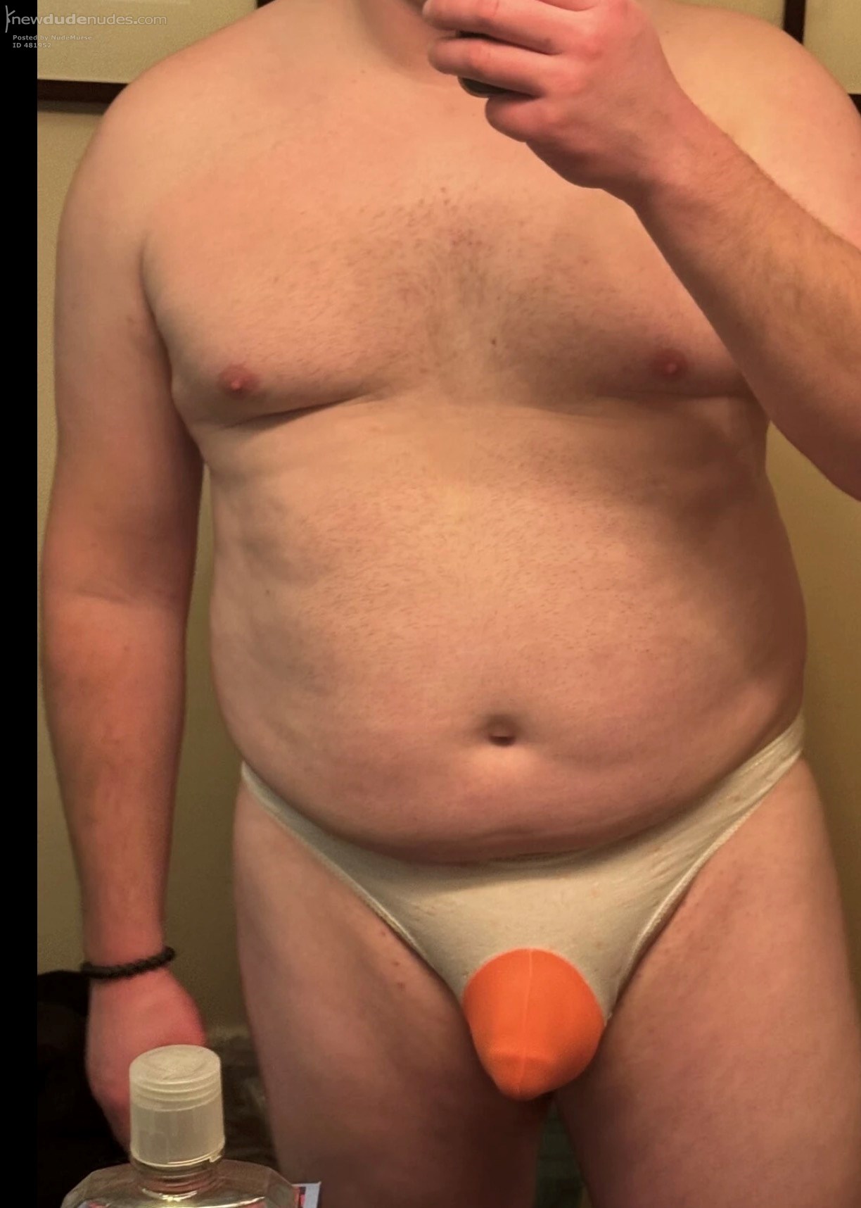 skinny thong small dick tease