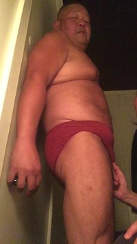 Standing brown bikini, Nipple play, blowjob and moaning
