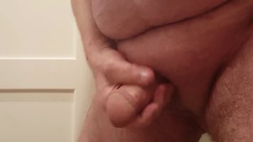 Stroking my oiled cock and spread my ass, your choice cock or ass play!