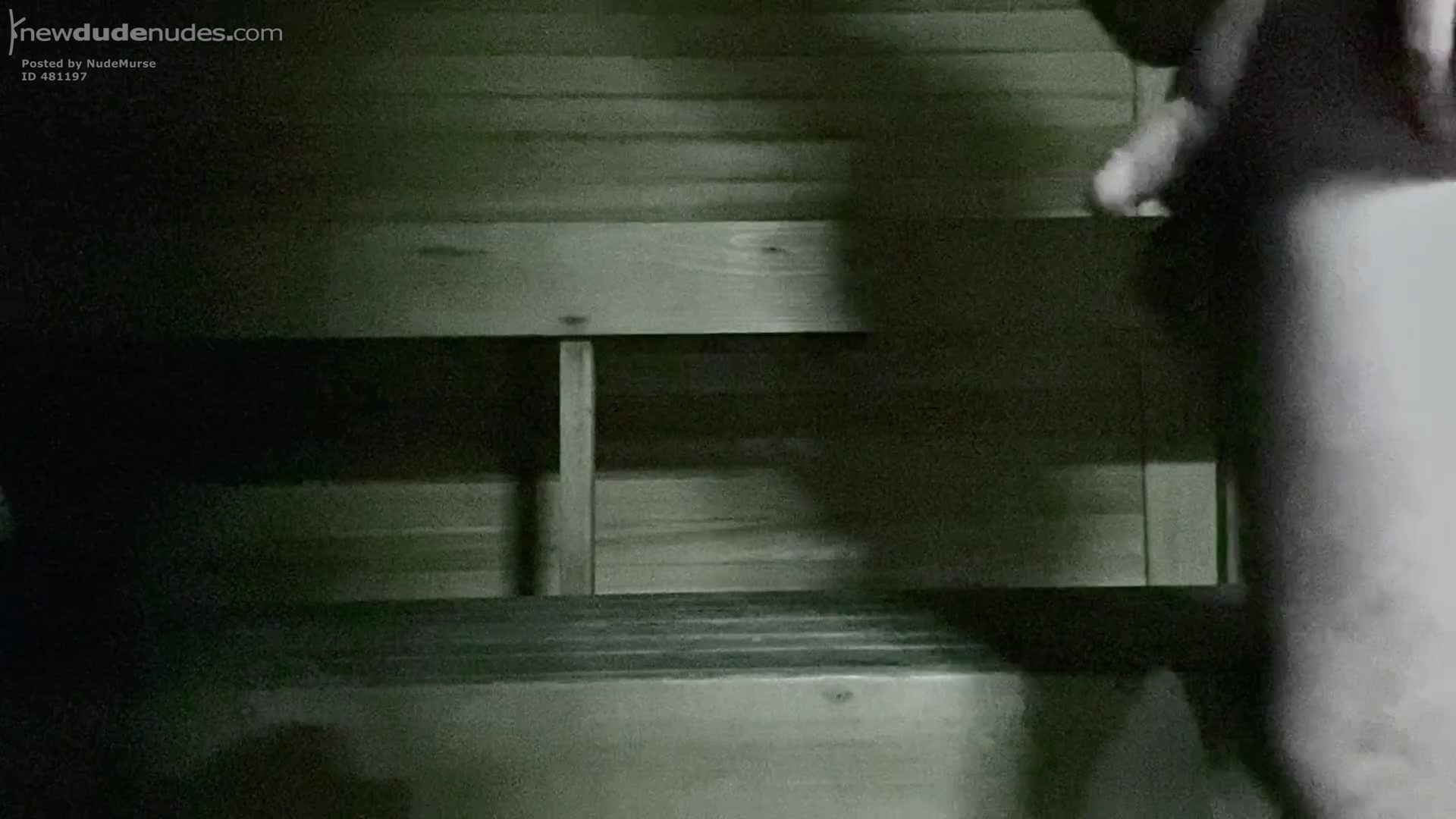 Me naked with my small cock in sauna