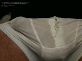 My used cock in well used pants