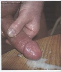 cock at the end of a cumshot