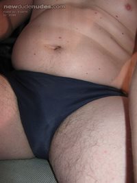 An old one of me in my speedo's for you all. Comments are welcum!
