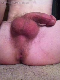 Close up of my dick and balls