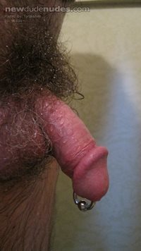 My cock's all clean now, who wants to blow dry me off?