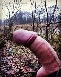 Hot dick outdoor