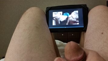 Watching gay porn in hotel wishing someone was with me