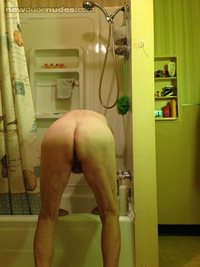 Anyone want to join me in the shower.  Could you some help reaching those h...